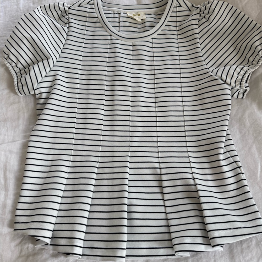 Maeve Striped Top NWT size M